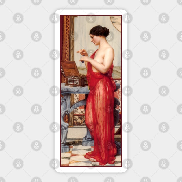 The New Perfume by Godward Sticker by academic-art